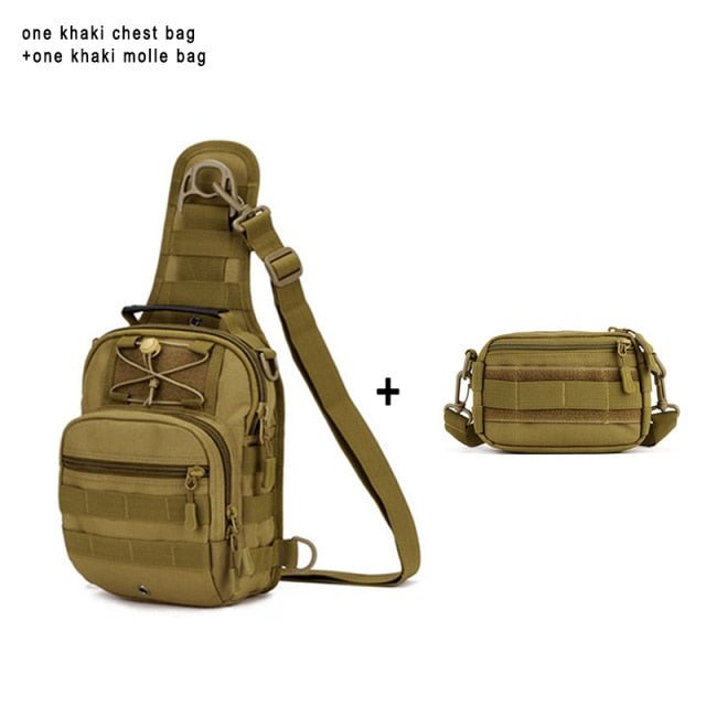 VEQSKING 22069 Tactical Crossbody Backpack - CHK-SHIELD | Outdoor Army - Tactical Gear Shop