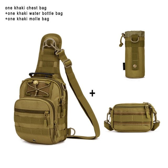 VEQSKING 22069 Tactical Crossbody Backpack - CHK-SHIELD | Outdoor Army - Tactical Gear Shop