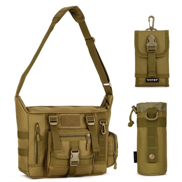 VEQSKING 22090 Tactical Messenger Bag M - CHK-SHIELD | Outdoor Army - Tactical Gear Shop