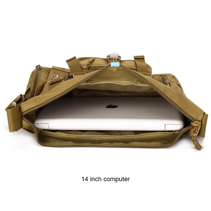 VEQSKING 22090 Tactical Messenger Bag M - CHK-SHIELD | Outdoor Army - Tactical Gear Shop