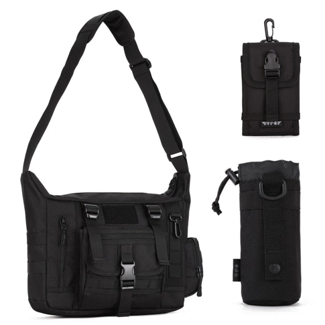 VEQSKING 22090 Tactical Messenger Bag M - CHK-SHIELD | Outdoor Army - Tactical Gear Shop