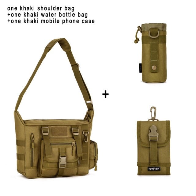 VEQSKING 22090 Tactical Messenger Bag M Set - CHK-SHIELD | Outdoor Army - Tactical Gear Shop