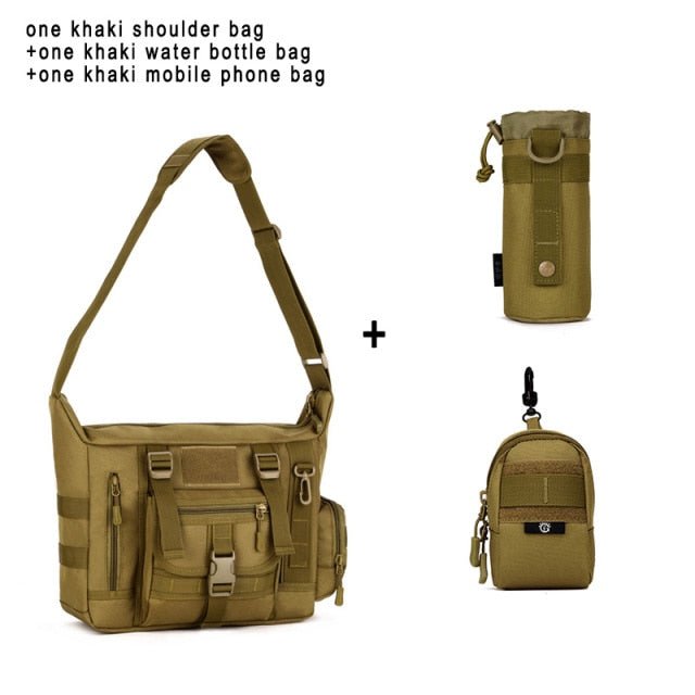 VEQSKING 22090 Tactical Messenger Bag M Set - CHK-SHIELD | Outdoor Army - Tactical Gear Shop