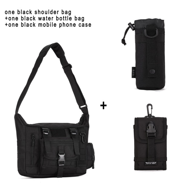 VEQSKING 22090 Tactical Messenger Bag M Set - CHK-SHIELD | Outdoor Army - Tactical Gear Shop