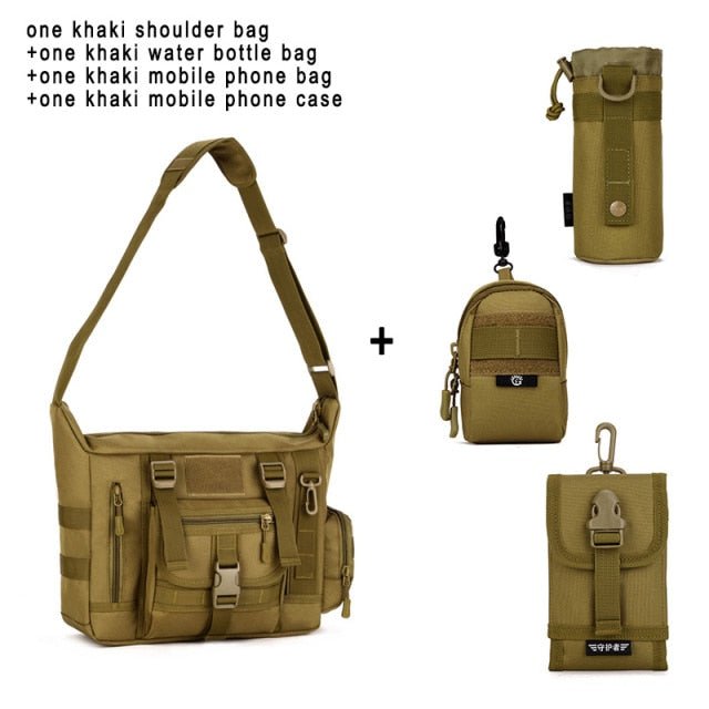 VEQSKING 22090 Tactical Messenger Bag M Set - CHK-SHIELD | Outdoor Army - Tactical Gear Shop