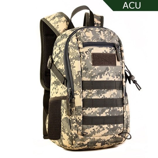 VEQSKING 22104 Tactical Mini Backpack - 12L - CHK-SHIELD | Outdoor Army - Tactical Gear Shop