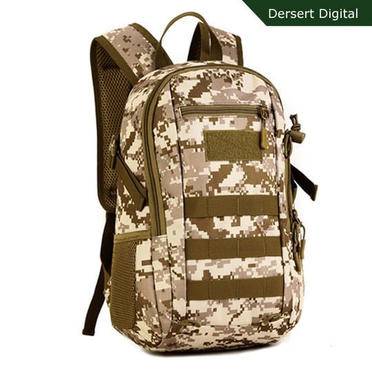 VEQSKING 22104 Tactical Mini Backpack - 12L - CHK-SHIELD | Outdoor Army - Tactical Gear Shop