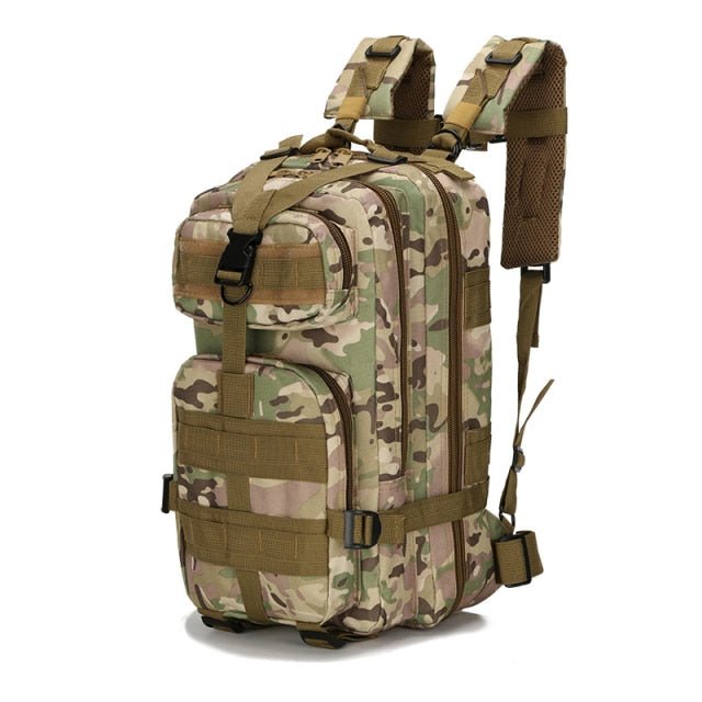 VEQSKING 81011 Outdoor Tactical Backpack 25-30L - CHK-SHIELD | Outdoor Army - Tactical Gear Shop
