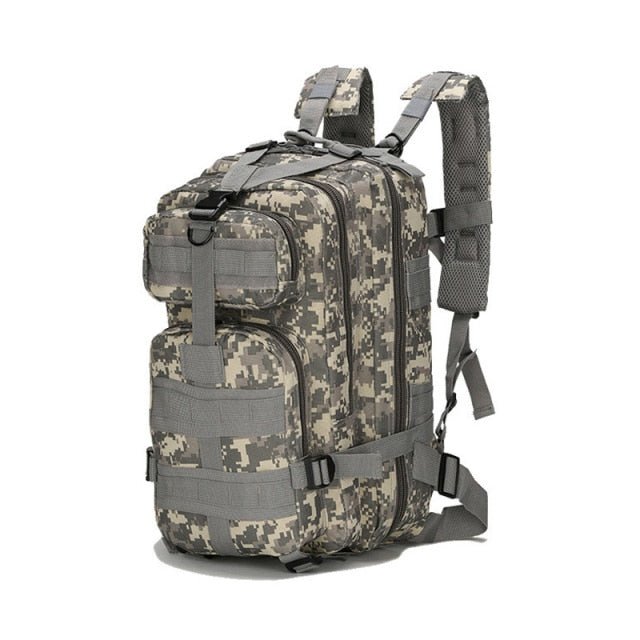 VEQSKING 81011 Outdoor Tactical Backpack 25-30L - CHK-SHIELD | Outdoor Army - Tactical Gear Shop