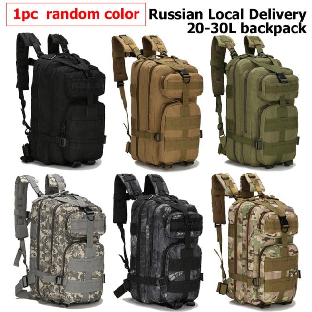 VEQSKING 81011 Outdoor Tactical Backpack 25-30L - CHK-SHIELD | Outdoor Army - Tactical Gear Shop