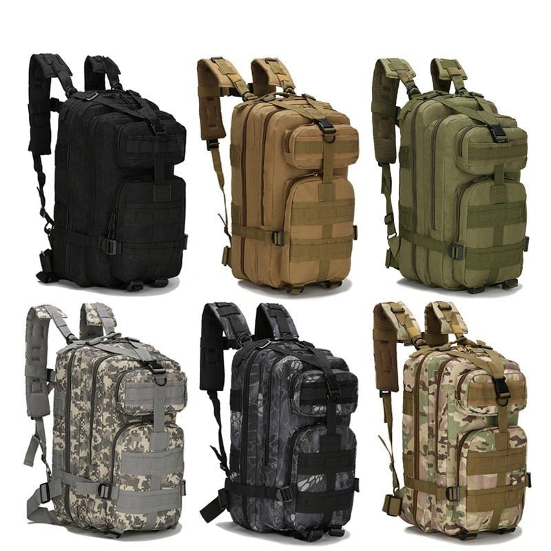VEQSKING 81011 Outdoor Tactical Backpack 25-30L - CHK-SHIELD | Outdoor Army - Tactical Gear Shop