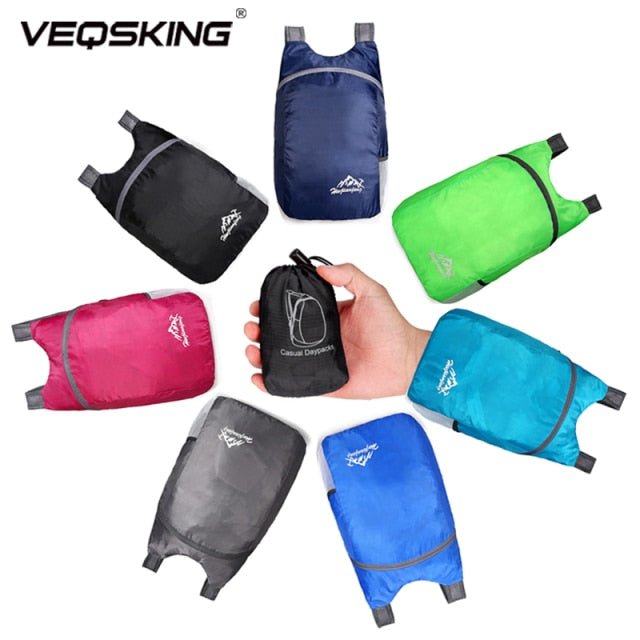 VEQSKING 81231 Ultralight Packable Backpack - 15L - CHK-SHIELD | Outdoor Army - Tactical Gear Shop