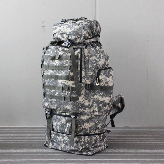 VEQSKING 81559 Ultralight Climbing Backpack - 100L - CHK-SHIELD | Outdoor Army - Tactical Gear Shop