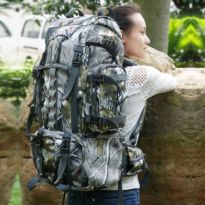 VEQSKING 81580 Large Capacity Tactical Backpack Birch - CHK-SHIELD | Outdoor Army - Tactical Gear Shop