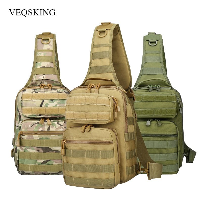 VEQSKING 84030 Tactical Sling Bag - CHK-SHIELD | Outdoor Army - Tactical Gear Shop