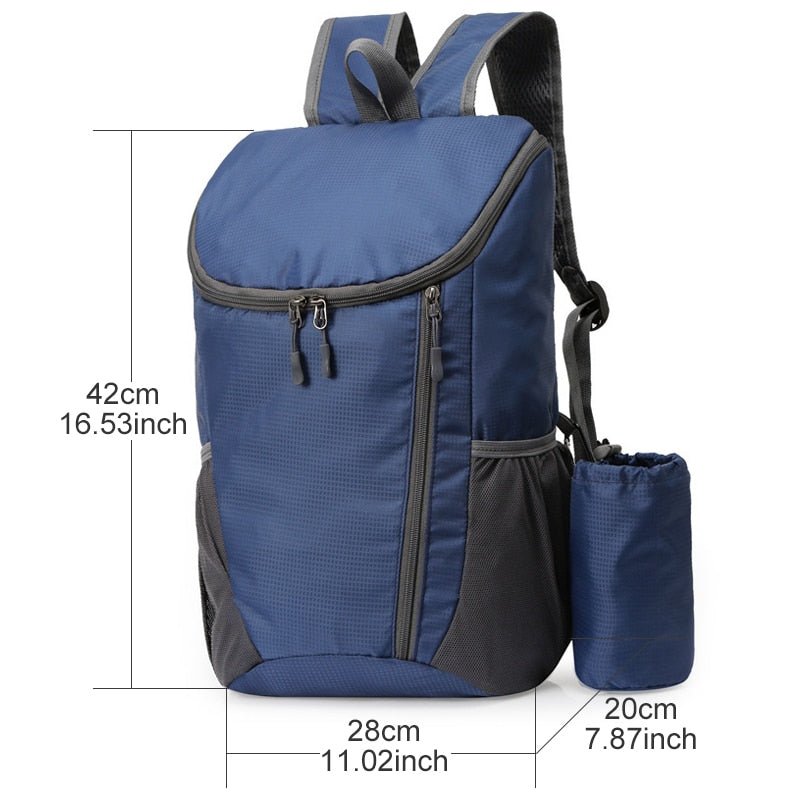 VEQSKING 86015 Unisex lightweight Foldable Backpack 20-35L - CHK-SHIELD | Outdoor Army - Tactical Gear Shop