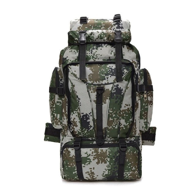 VEQSKING 86026 Tactical Backpack - 70L - CHK-SHIELD | Outdoor Army - Tactical Gear Shop