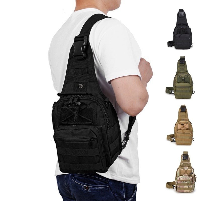 VEQSKING AA81014-01 Tactical Sling Bag - CHK-SHIELD | Outdoor Army - Tactical Gear Shop