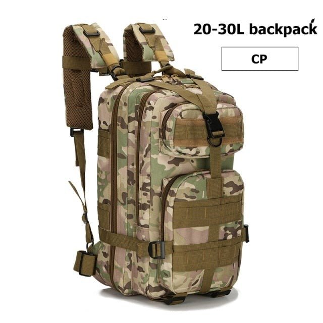 VEQSKING VK11 Tactical Backpack 20-30L - CHK-SHIELD | Outdoor Army - Tactical Gear Shop