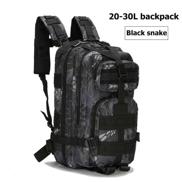 VEQSKING VK11 Tactical Backpack 20-30L - CHK-SHIELD | Outdoor Army - Tactical Gear Shop