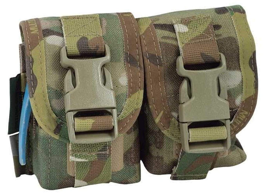 Warrior Assault Systems Double Frag Grenade Pouch CHK-SHIELD | Outdoor Army - Tactical Gear Shop.