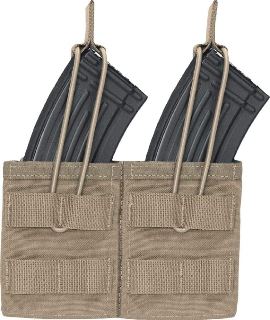 Warrior Assault Systems Double Mag Pouch with Flap AK47/74 CHK-SHIELD | Outdoor Army - Tactical Gear Shop.