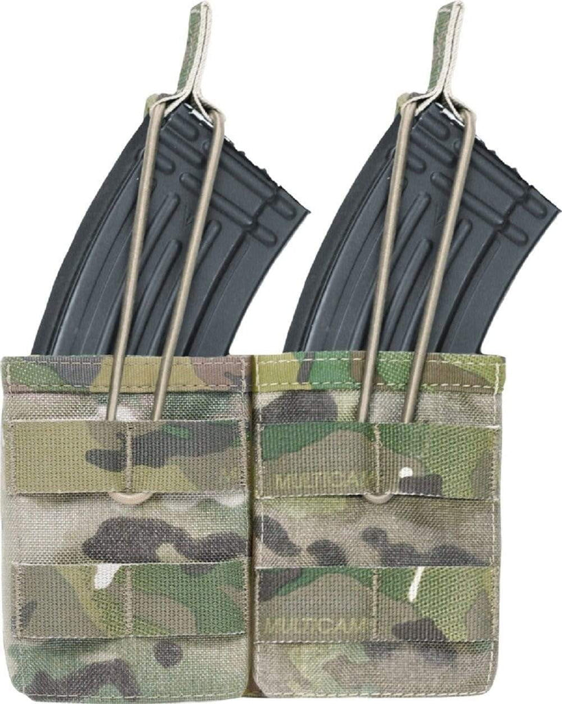 Warrior Assault Systems Double Mag Pouch with Flap AK47/74 CHK-SHIELD | Outdoor Army - Tactical Gear Shop.
