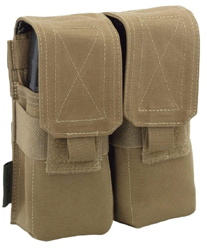 Warrior Assault Systems Double Mag Pouch with Flap M4 CHK-SHIELD | Outdoor Army - Tactical Gear Shop.