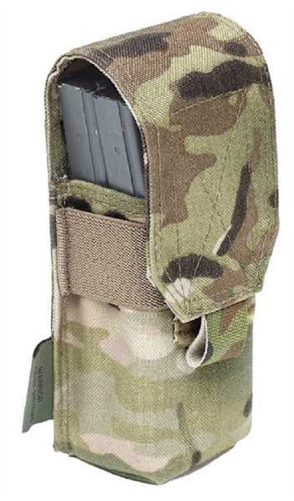 Warrior Assault Systems Single Mag Pouch with Flap M4 CHK-SHIELD | Outdoor Army - Tactical Gear Shop.