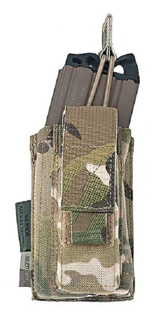 Warrior Assault Systems Single Mag with Single Pistol Mag Pouch 5.56 mm & 9mm CHK-SHIELD | Outdoor Army - Tactical Gear Shop.