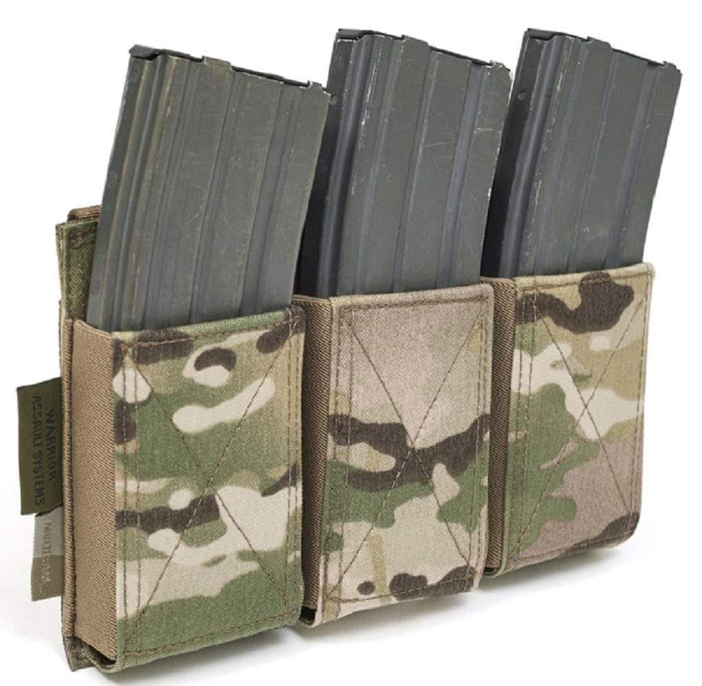 Warrior Assault Systems Triple Elastic Mag Pouch 5.56 mm CHK-SHIELD | Outdoor Army - Tactical Gear Shop.