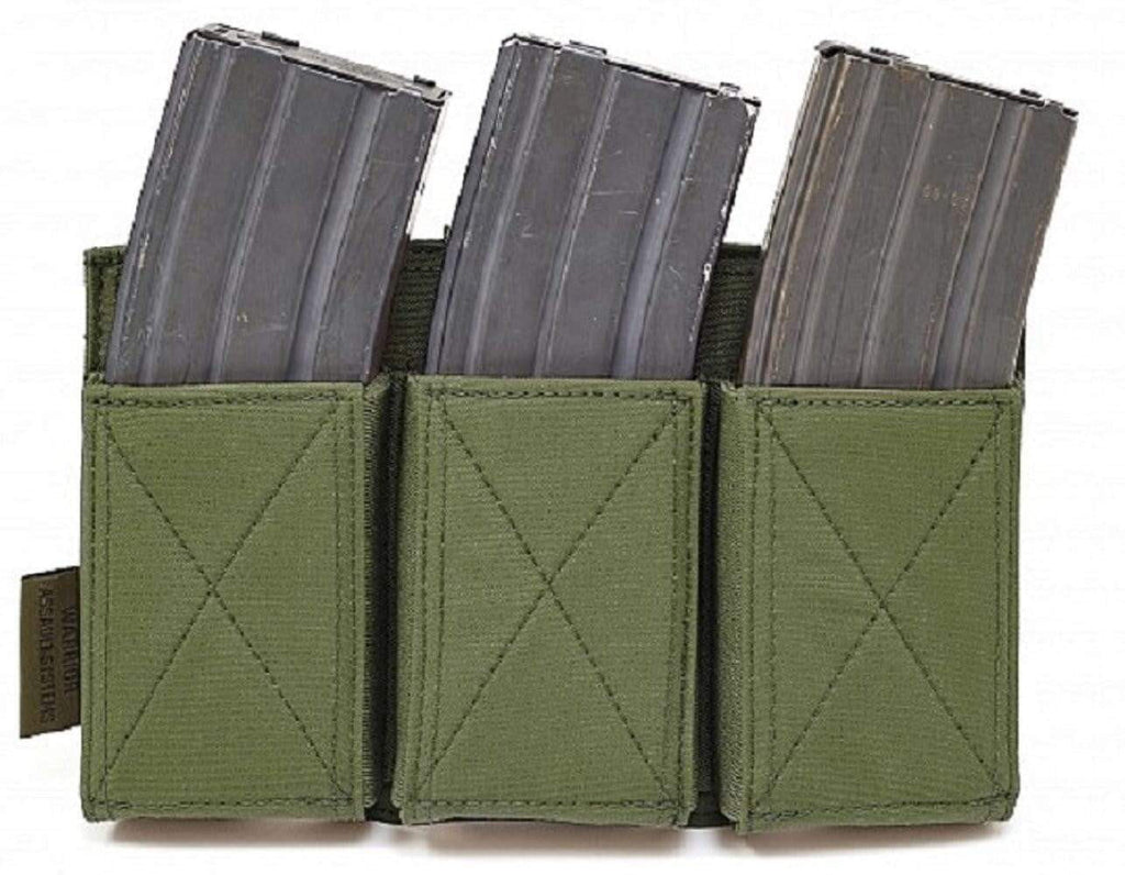 Warrior Assault Systems Triple Elastic Mag Pouch 5.56 mm CHK-SHIELD | Outdoor Army - Tactical Gear Shop.