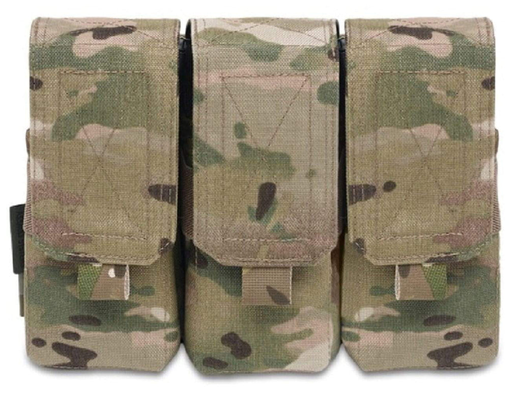 Warrior Assault Systems Triple Mag Pouch with Flap M4 CHK-SHIELD | Outdoor Army - Tactical Gear Shop.