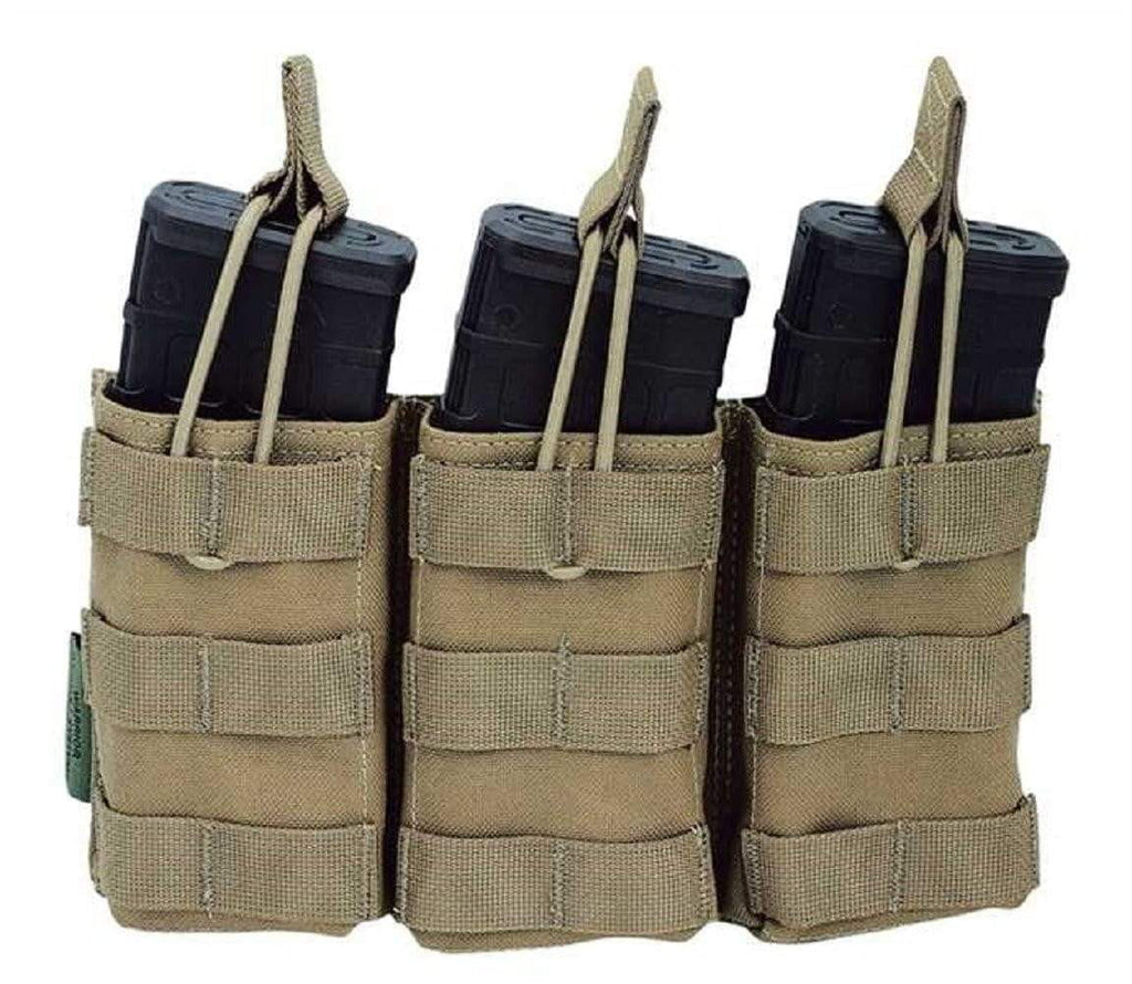 Warrior Assault Systems Triple Mag Pouch with Snap 5.56 mm CHK-SHIELD | Outdoor Army - Tactical Gear Shop.