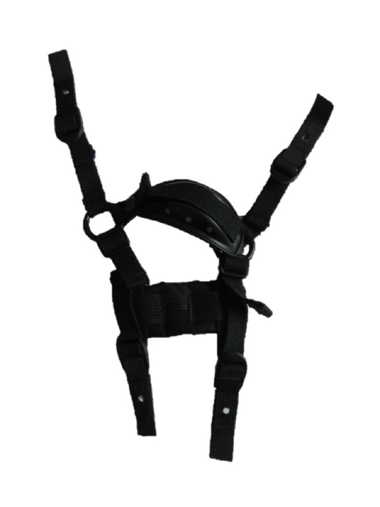 Zebra Armour Chinstrap Combat Helmet Black CHK-SHIELD | Outdoor Army - Tactical Gear Shop.